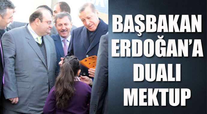 Küçük Beyza&#039;dan Başbakan Erdoğan&#039;a dualı mektup