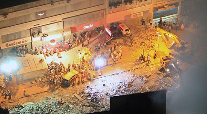 Brezilya&#039;da beş katlı bina çöktü, 2 ölü
