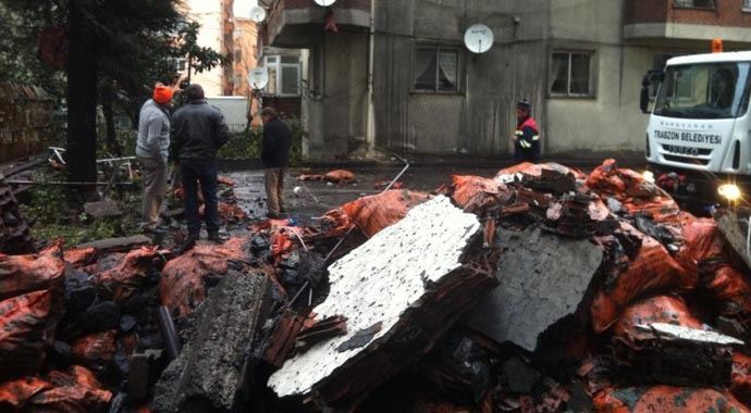 Kalorifer kazanı patladı, ortalık savaş alanına döndü Kalorifer kazanı patladı, ortalık savaş alanına döndü