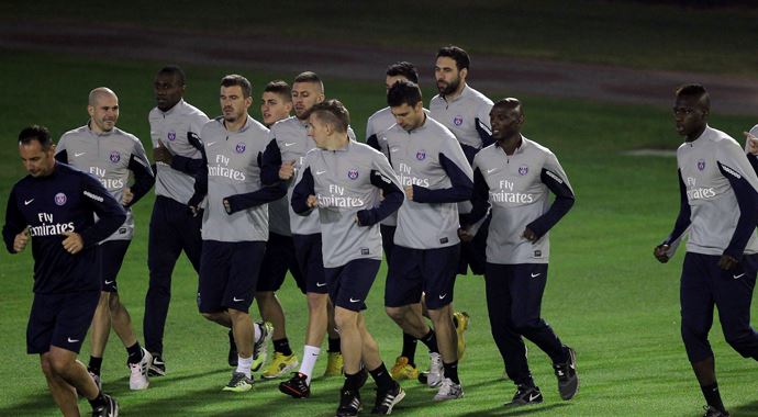 PSG, Real Madrid maçı için Katar'da PSG, Real Madrid maçı için Katar'da
