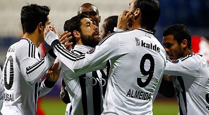 Beşiktaş'ın gollleri Almeida ve Olcay'dan Beşiktaş'ın gollleri Almeida ve Olcay'dan