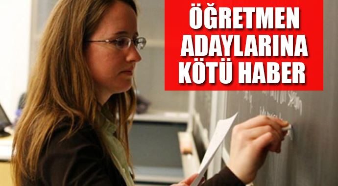 ÖSYM&#039;den öğretmenlere kötü haber