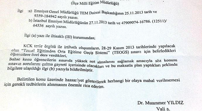 KCK sınav sorularını çalacaktı KCK sınav sorularını çalacaktı