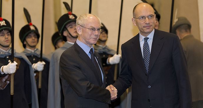 Van Rompuy&#039;nin Roma temasları sürüyor