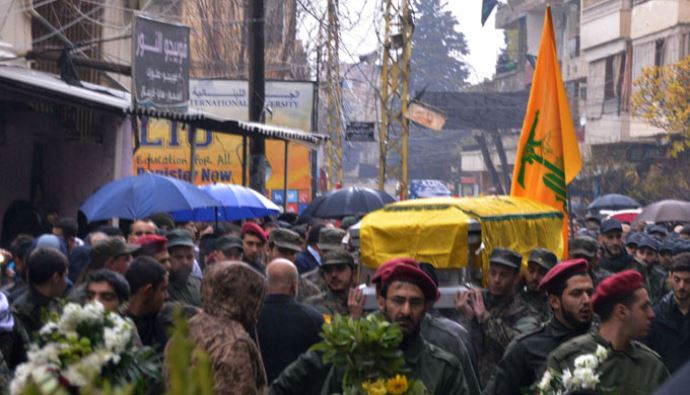 Hizbullah liderlerinden Lakkis toprağa verildi Hizbullah liderlerinden Lakkis toprağa verildi