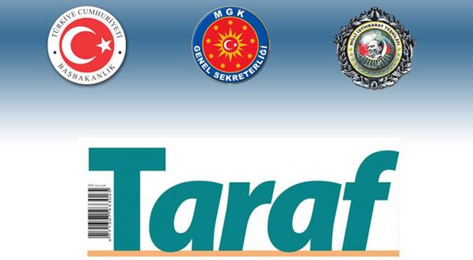 Başbakanlık, MGK ve MİT&#039;ten Taraf&#039;a suç duyurusu