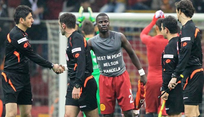 Drogba ve Eboue&#039;den anlamlı &#039;Mandela&#039; mesajı