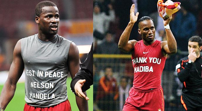Drogba ve Eboue'den vefa, Mandela'yı unutmadılar Drogba ve Eboue'den vefa, Mandela'yı unutmadılar