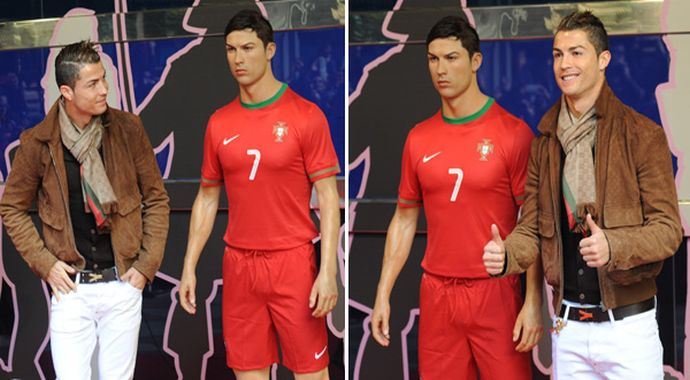 Ronaldo, CR7'yi ziyaret etti