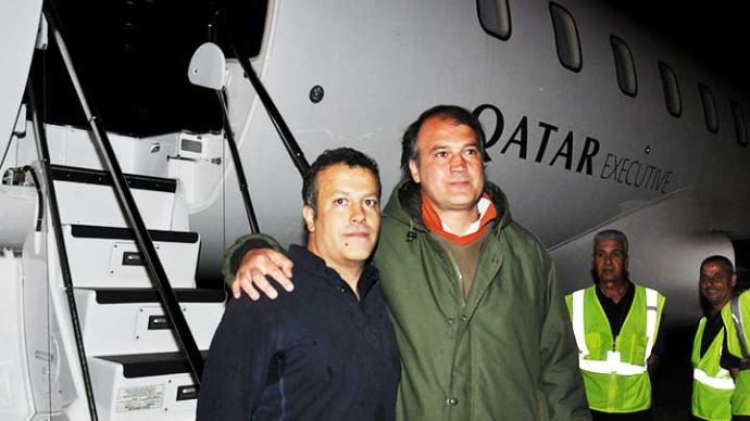 Lübnan'da kaçırılan pilotlar uçuş için gün sayıyor Lübnan'da kaçırılan pilotlar uçuş için gün sayıyor
