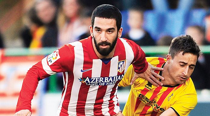 Arda Turan attı Atletico coştu Arda Turan attı Atletico coştu