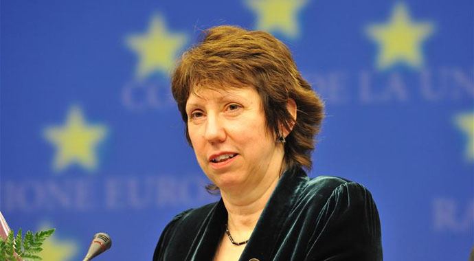 AB Yüksek Temsilcisi Catherine Ashton, yarın Kiev&#039;e gidiyor