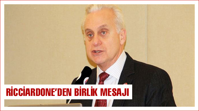 Ricciardone'den birlik mesajı Ricciardone'den birlik mesajı