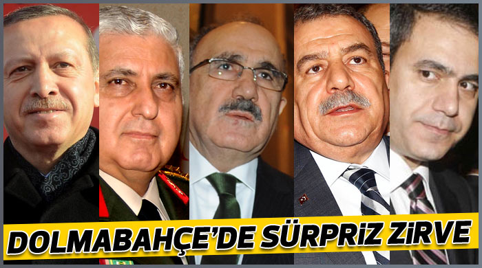 Dolmabahçe&#039;de sürpriz zirve