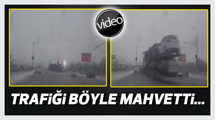 Trafiği böyle mahvetti... Trafiği böyle mahvetti...