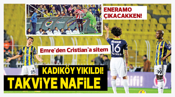 Sivas yenilgisinin ardından Kadıköy karıştı Sivas yenilgisinin ardından Kadıköy karıştı