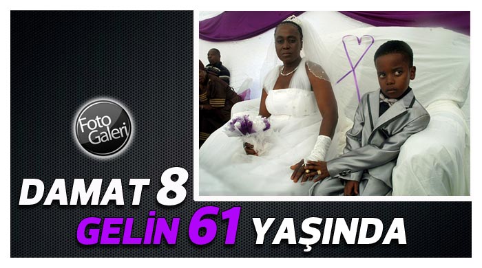 8 yaşındaki çocuk 61 yaşındaki kadınla evlendi 8 yaşındaki çocuk 61 yaşındaki kadınla evlendi