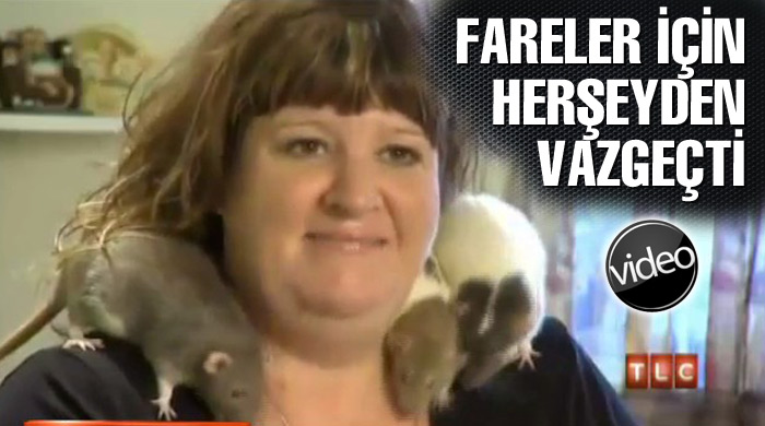 Fareler için her şeyden vazgeçti! Fareler için her şeyden vazgeçti!