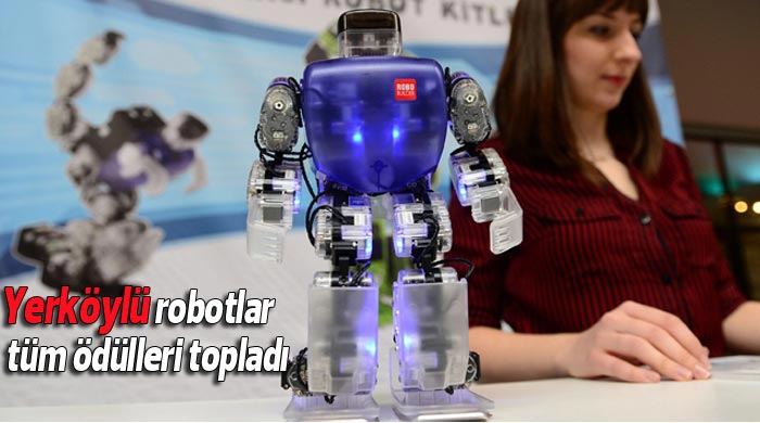 Yerköylü robotlar, tüm ödülleri topladı Yerköylü robotlar, tüm ödülleri topladı