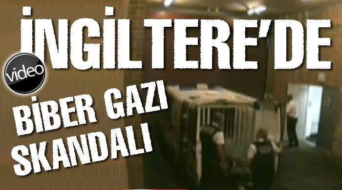 İngiltere&#039;de biber gazı skandalı!