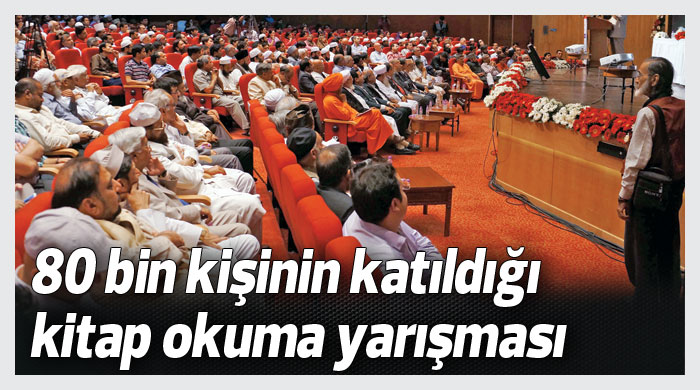 80 bin kişinin katıldığı kitap okuma yarışması
