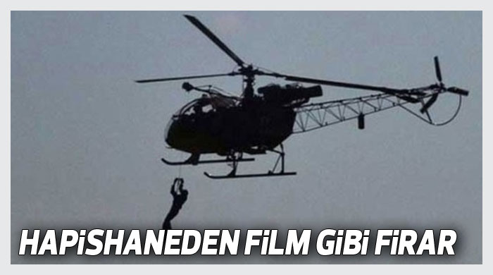 Hapispahaneden helikopterle firar Hapispahaneden helikopterle firar