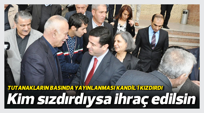 Kim sızdırdıysa ihraç edilsin Kim sızdırdıysa ihraç edilsin