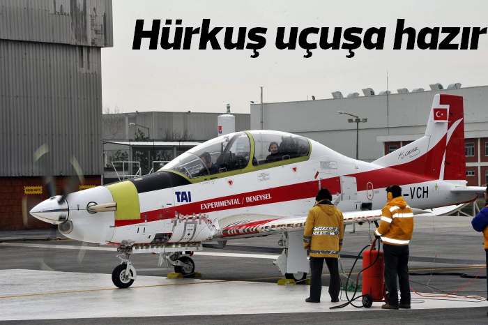Hürkuş haziranda pist başı yapıyor 