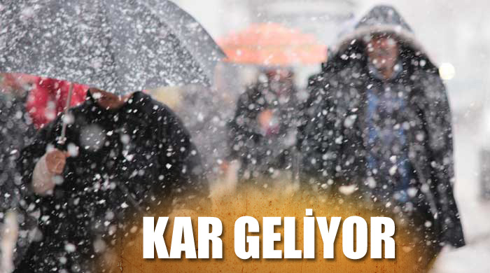 Hava 14 derece soğuyacak, kar geliyor