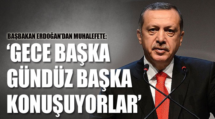 "Gece başka gündüz başka konuşuyor" "Gece başka gündüz başka konuşuyor"