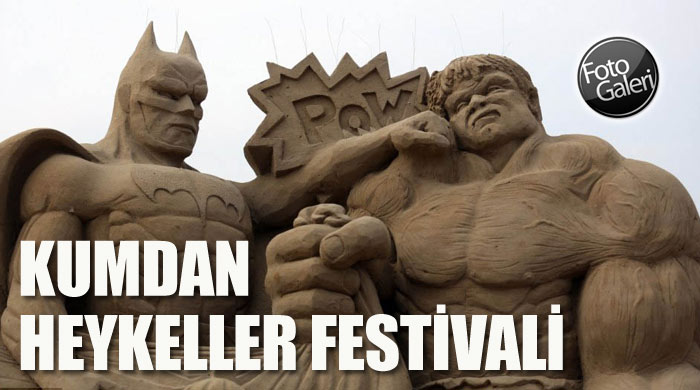 Geleneksel kumdan heykeller festivali