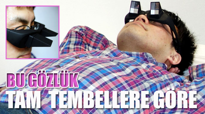 Japonlar tembeller için gözlük keşfetti