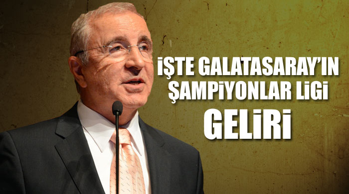 Ünal Aysal, Şampiyonlar Ligi gelirini açıkladı Ünal Aysal, Şampiyonlar Ligi gelirini açıkladı