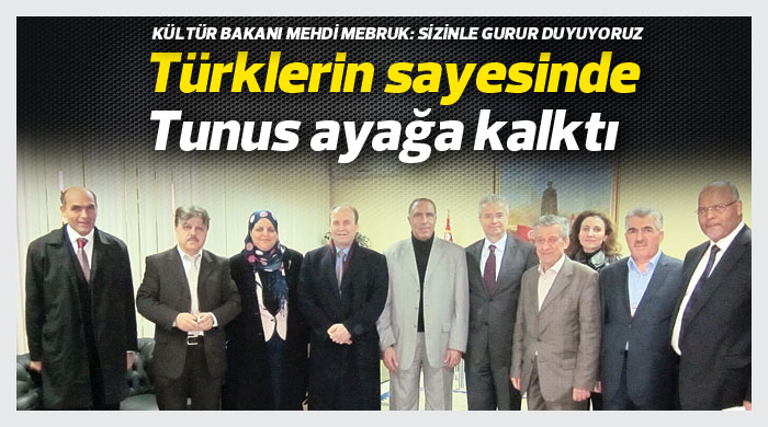 Türklerin sayesinde Tunus ayağa kalktı Türklerin sayesinde Tunus ayağa kalktı
