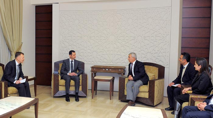 CHP heyeti, Esad'ı ziyaret etti
