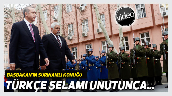 Türkçe selamı unuttu