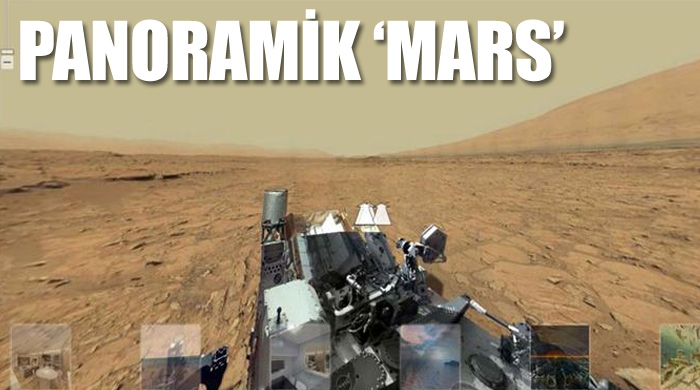 Mars 360 derece panaromik görüntülendi