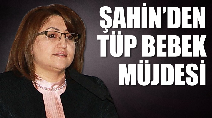 Şahin&#039;den &#039;tüp bebek&#039; müjdesi