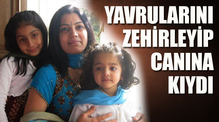 İki kızını zehirle öldürüp intihar etti