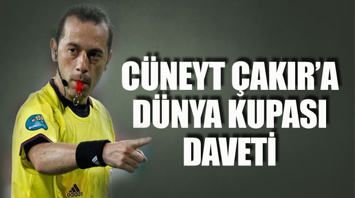 FIFA, Çakır'ı dünya kupası seminerine çağırdı FIFA, Çakır'ı dünya kupası seminerine çağırdı