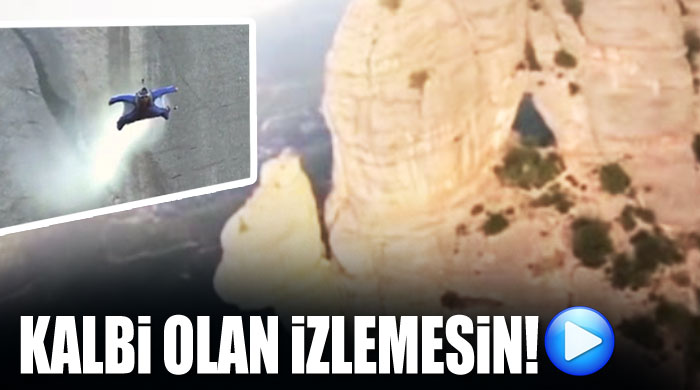 250 km hızla dev kayaların arasından geçti
