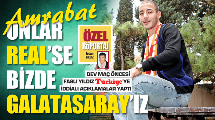 'Onlar Real'se biz de Galatasaray'ız' 'Onlar Real'se biz de Galatasaray'ız'