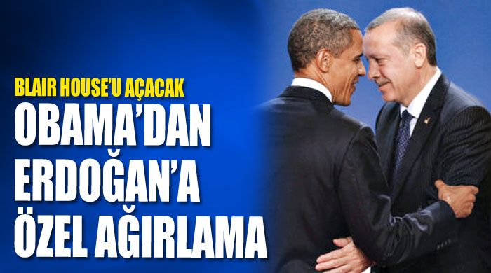 Obama'dan Erdoğan'a özel ağırlama Obama'dan Erdoğan'a özel ağırlama