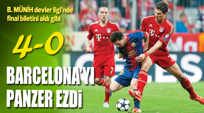 Barcelona'yı panzer ezdi: 4-0