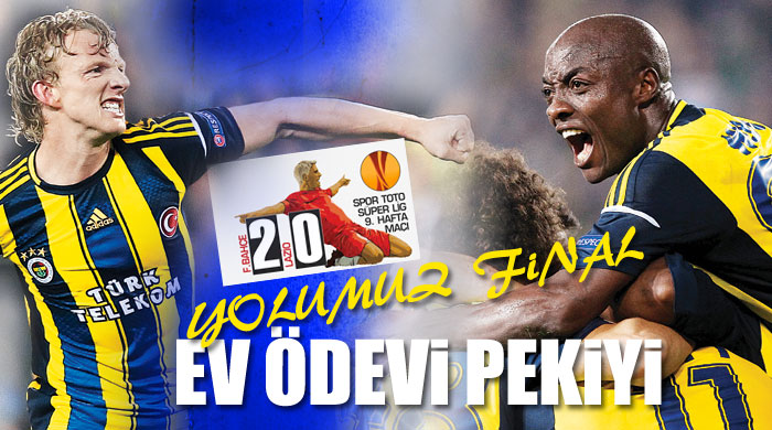 Fenerbahçe : 2 - Lazio : 0 Fenerbahçe : 2 - Lazio : 0