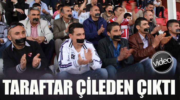 Taraftarlardan ilginç protesto Taraftarlardan ilginç protesto