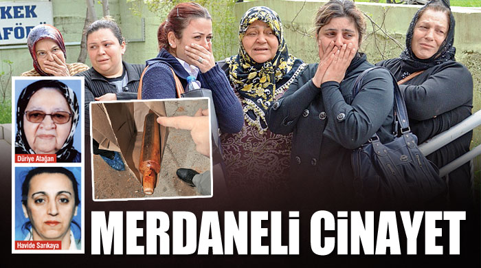 İzmir&#039;de merdane ile çifte cinayet