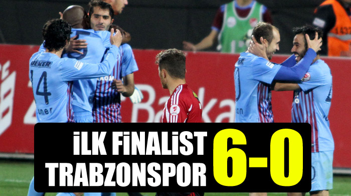 Trabzonspor: 6 - Sivasspor: 0 Trabzonspor: 6 - Sivasspor: 0