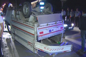 Ankara'da kaza, 2'si çocuk 4 kişi yaralandı