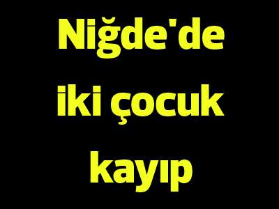 Gölet çevresinde oynayan çocuklar kayıp